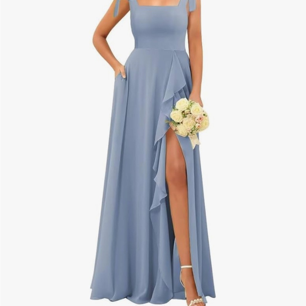 Amazon Women's Blue Maxi Dress